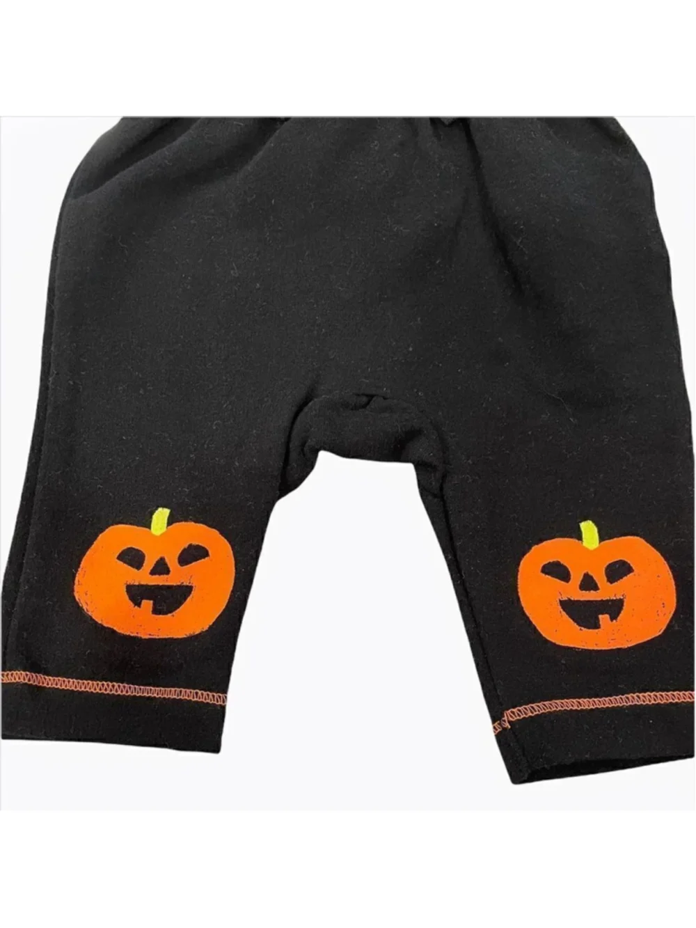 Cat & Jack Infants Size 0-3 Months Halloween Outfit 2 Piece Ghost Pumpkins NWT